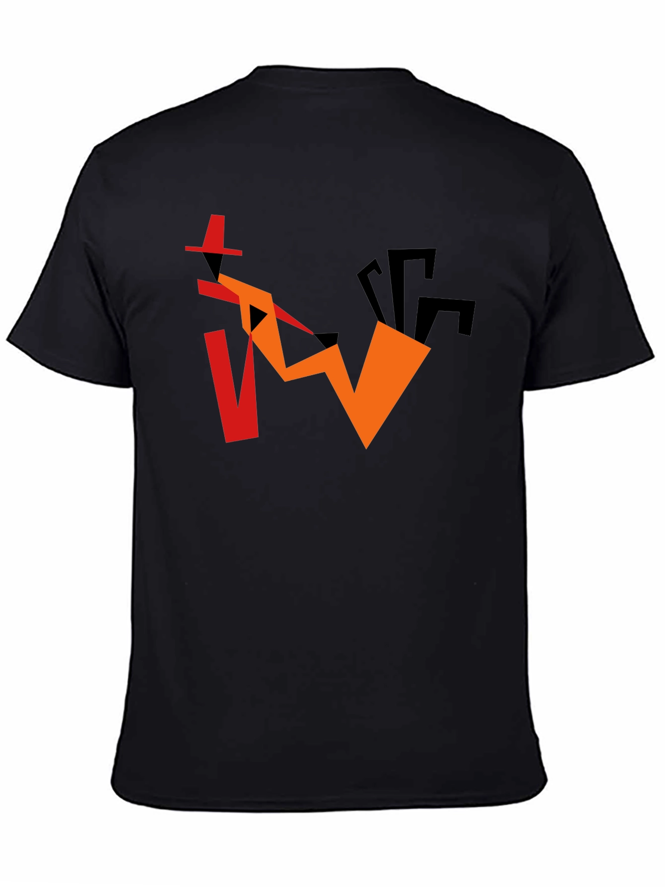 Cool Jazz Musician Graphic Black T-Shirt