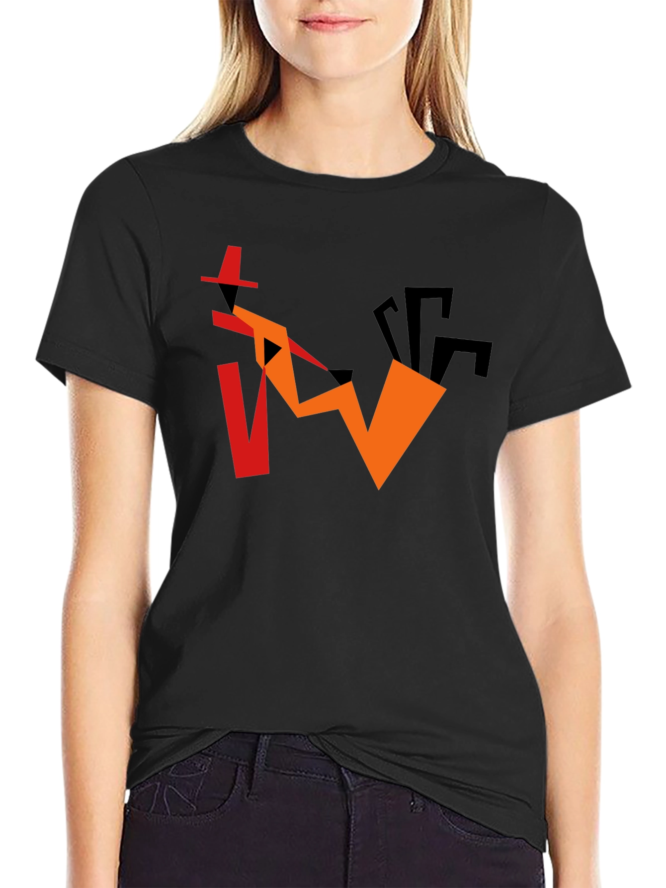 Cool Jazz Musician Graphic Black T-Shirt