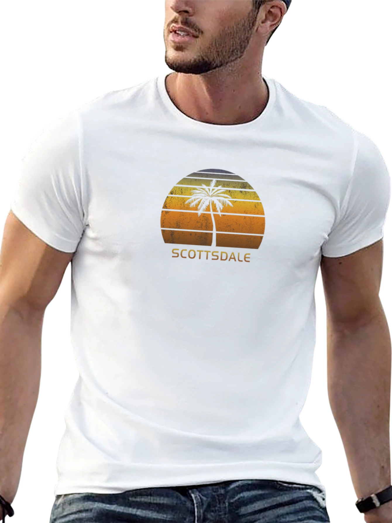 Scottsdale Palm Tree Sunset T-Shirt