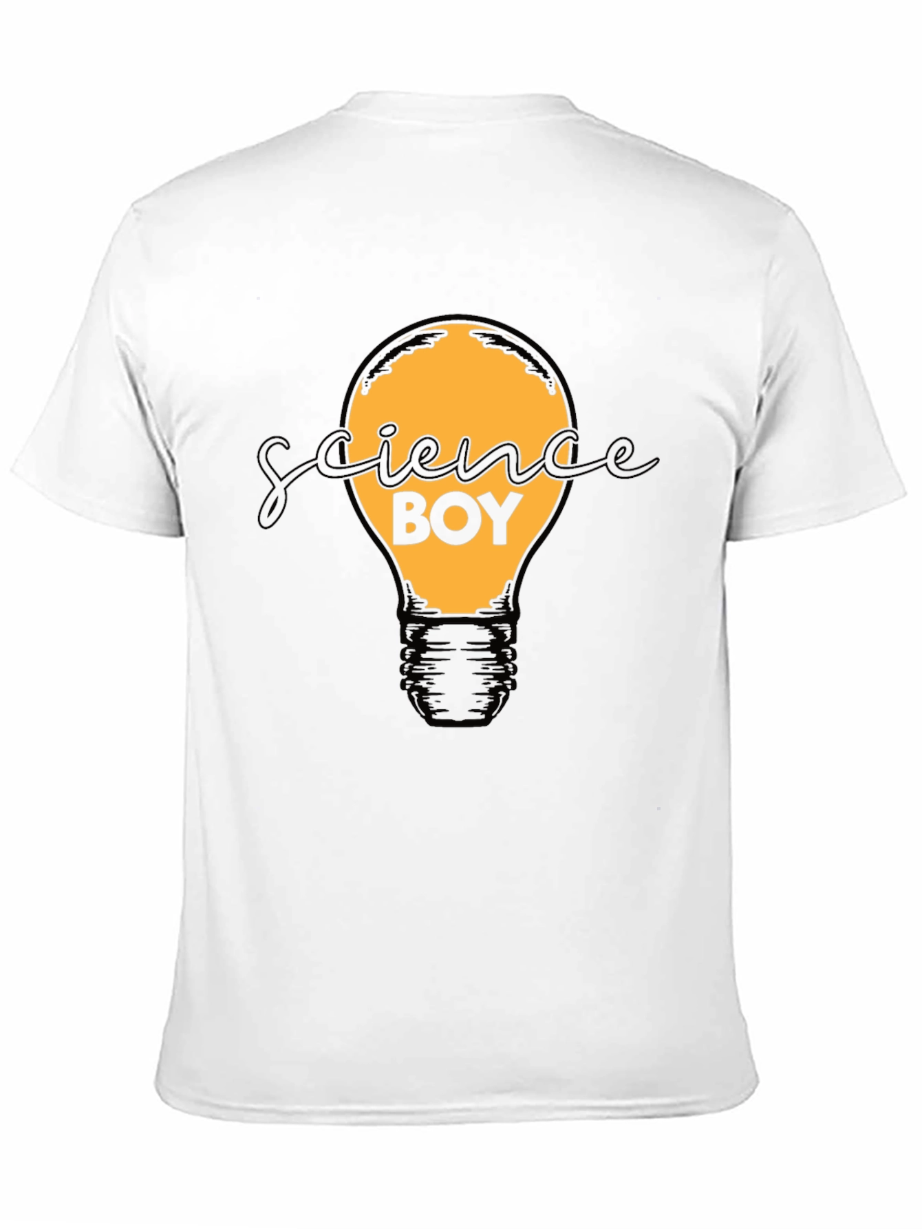Science Boy Graphic Tee - Light Bulb Design
