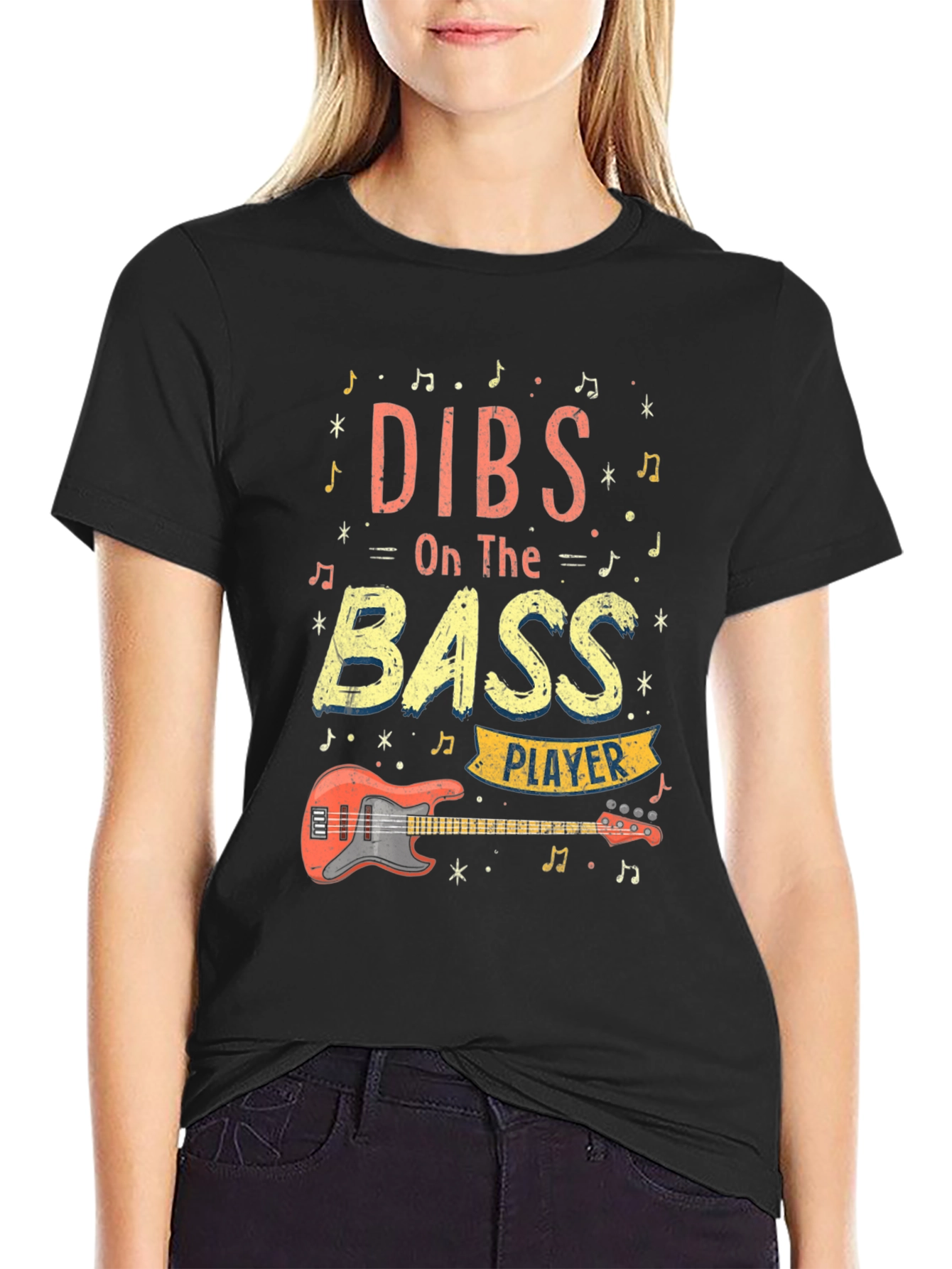 Dibs on the Bass Player T-Shirt Music Lover Tee