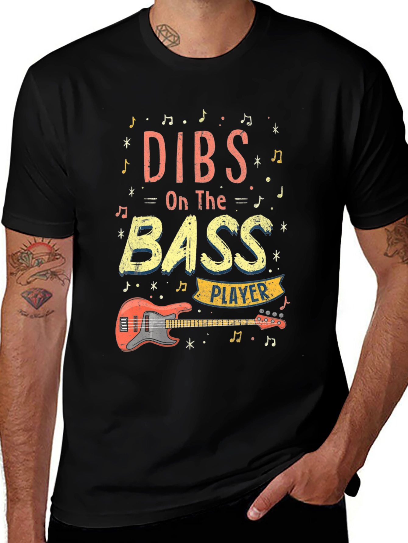 Dibs on the Bass Player T-Shirt Music Lover Tee