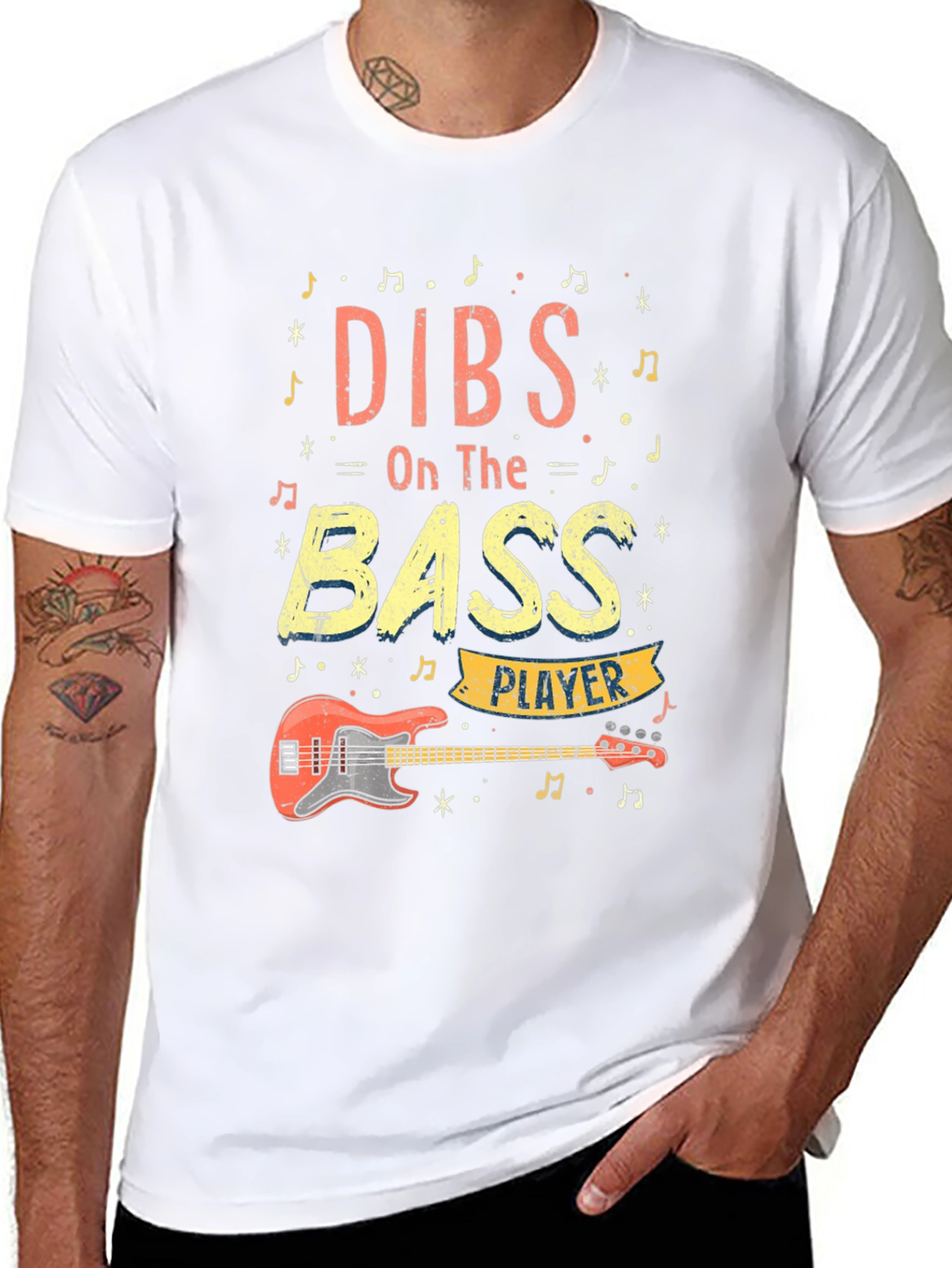 Dibs on the Bass Player T-Shirt Music Lover Tee