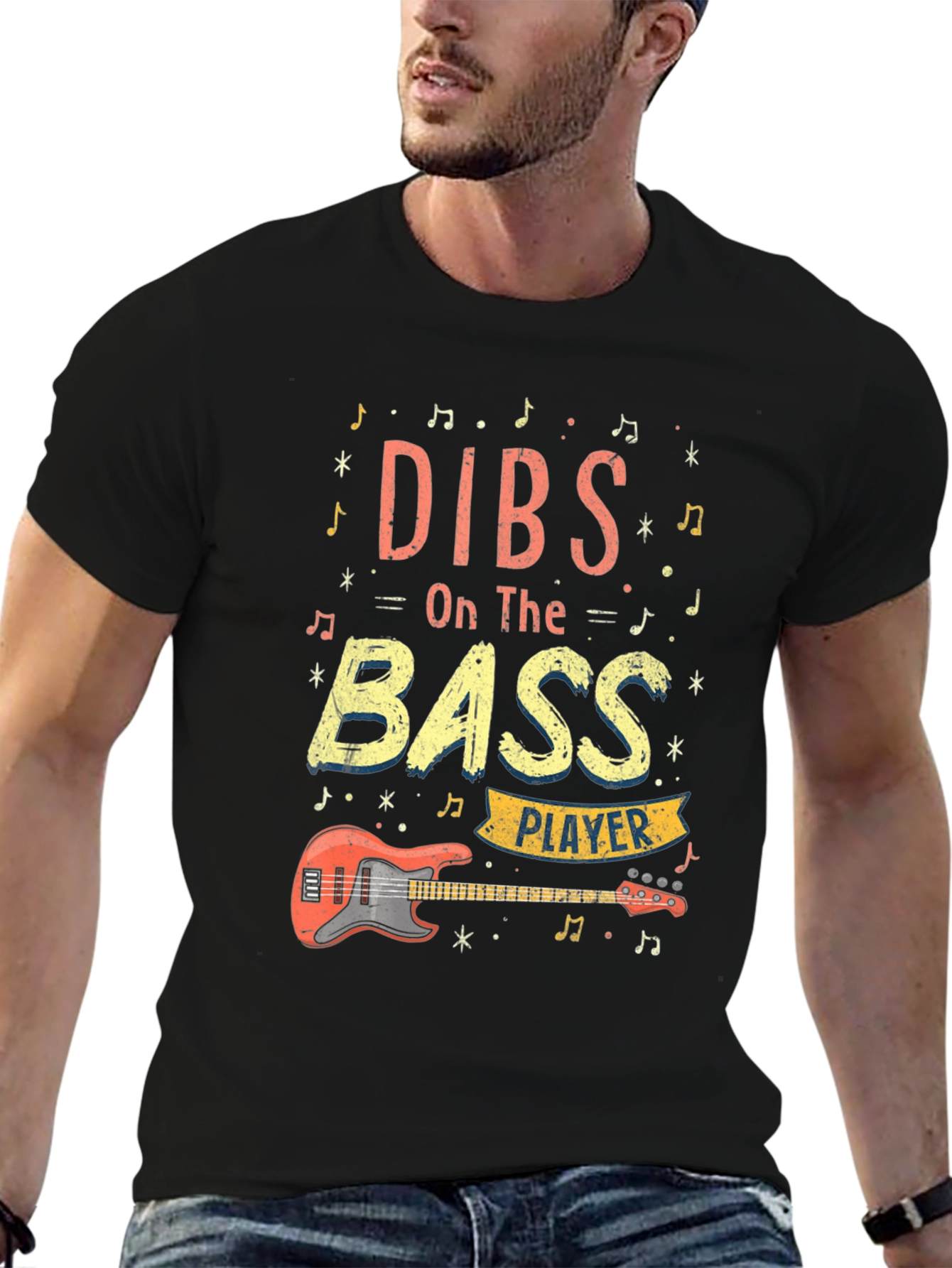 Dibs on the Bass Player T-Shirt Music Lover Tee