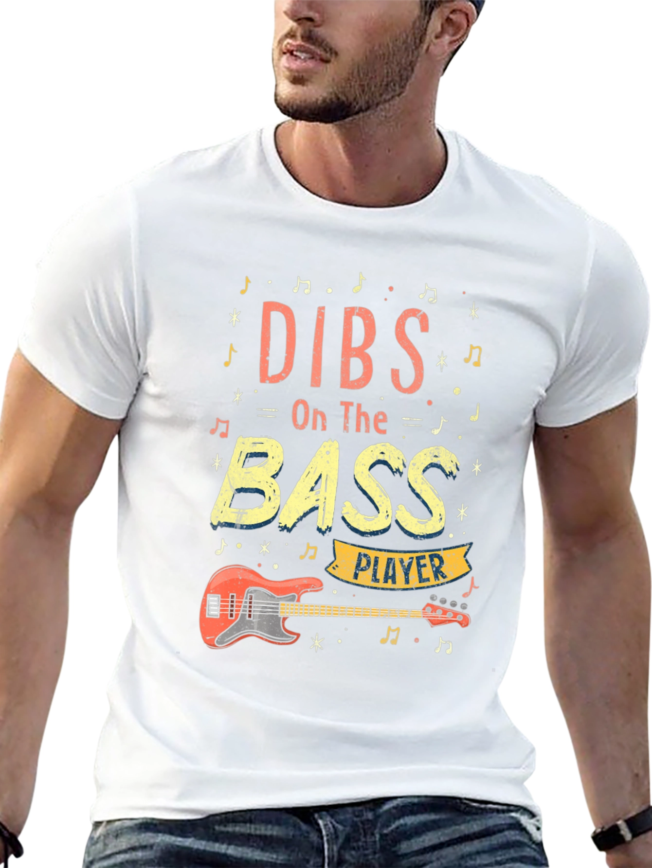Dibs on the Bass Player T-Shirt Music Lover Tee