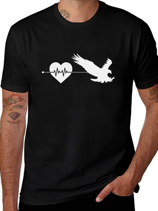 Heartbeat Eagle Graphic T-Shirt