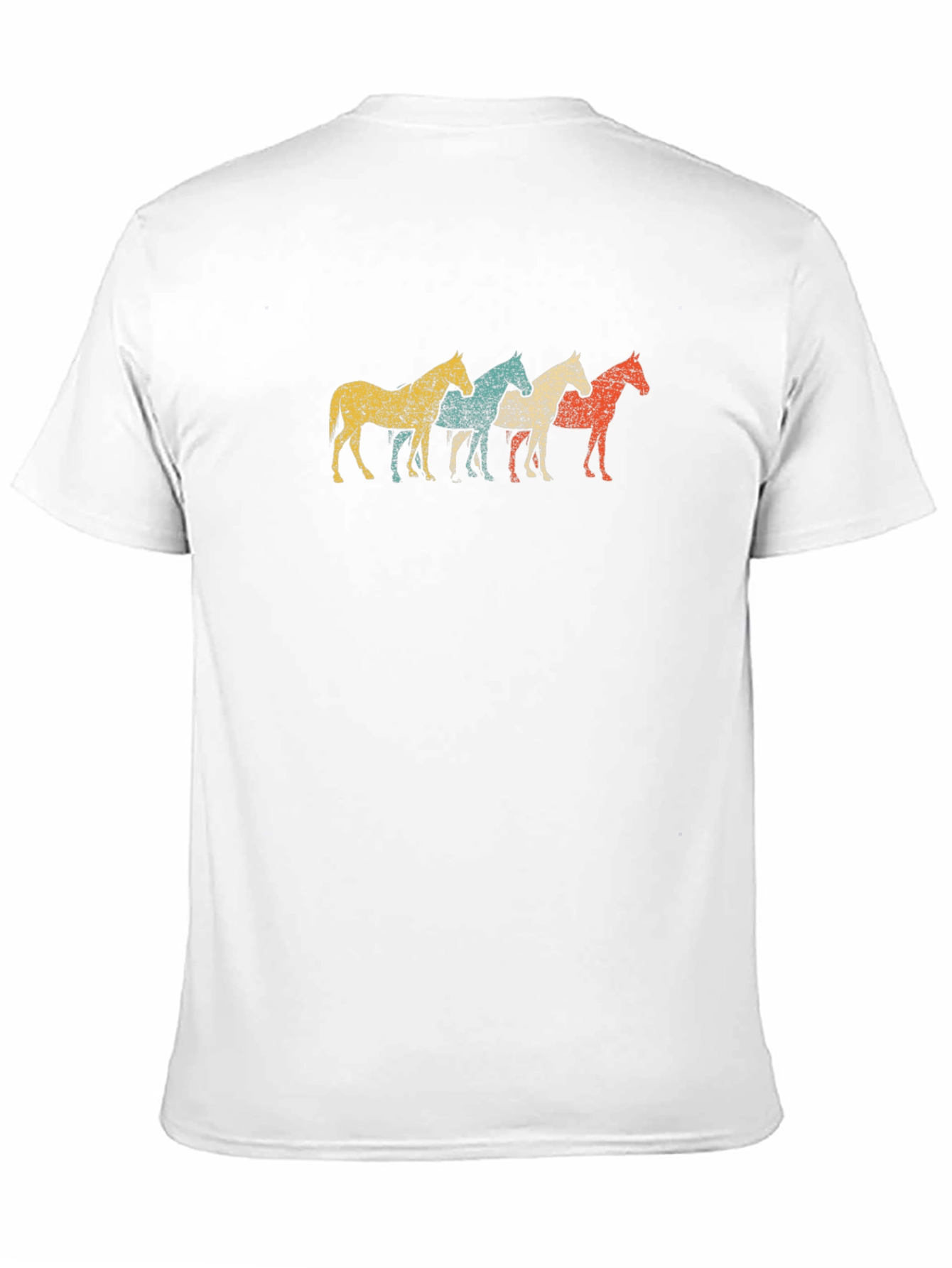 Retro Horse Graphic Tee - Mens Black T-Shirt