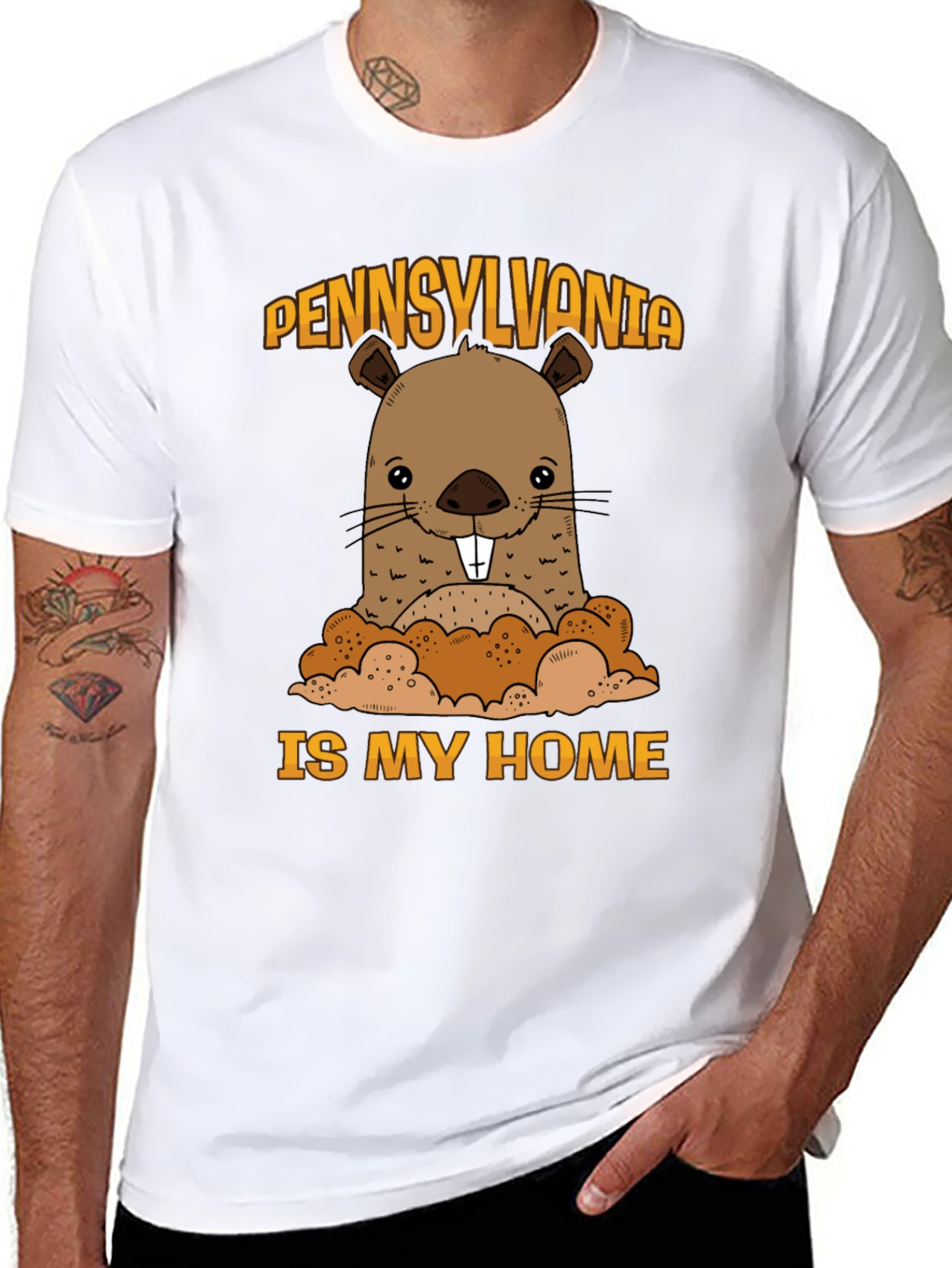 Pennsylvania Groundhog T-Shirt - Home State Pride