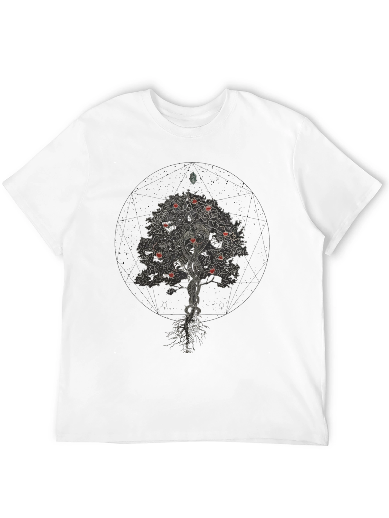 Tree of Knowledge Black Graphic T-Shirt