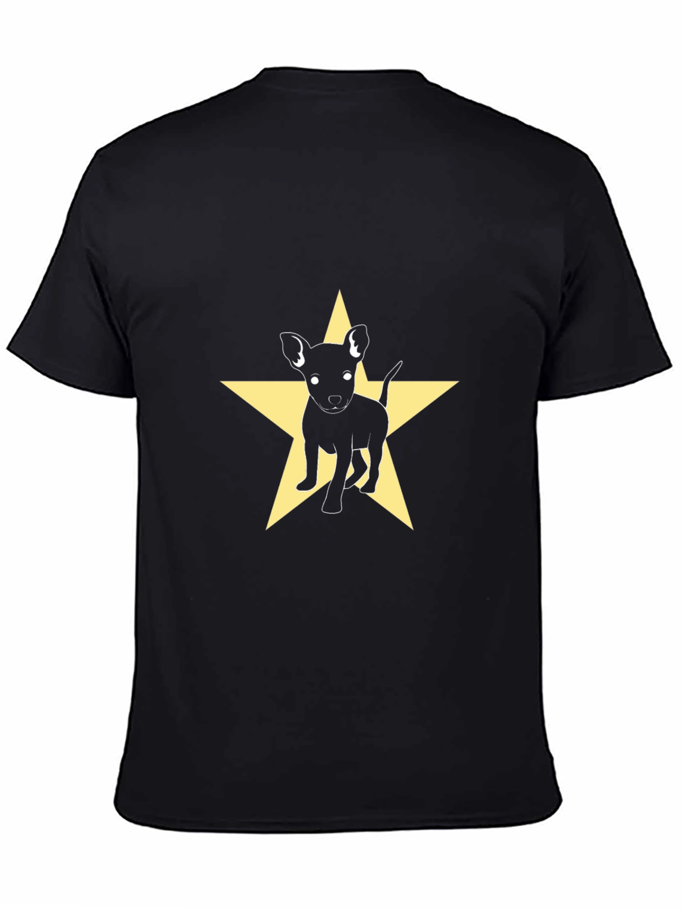 Dog Star Graphic Tee - Black Cotton Blend