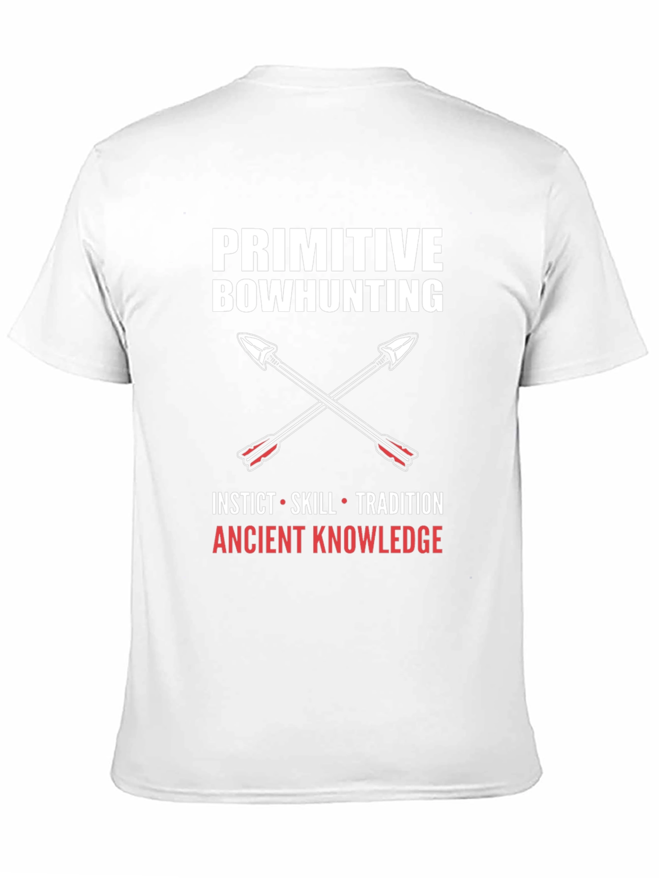 Primitive Bowhunting Graphic Tee - Instinct Skill Tradition