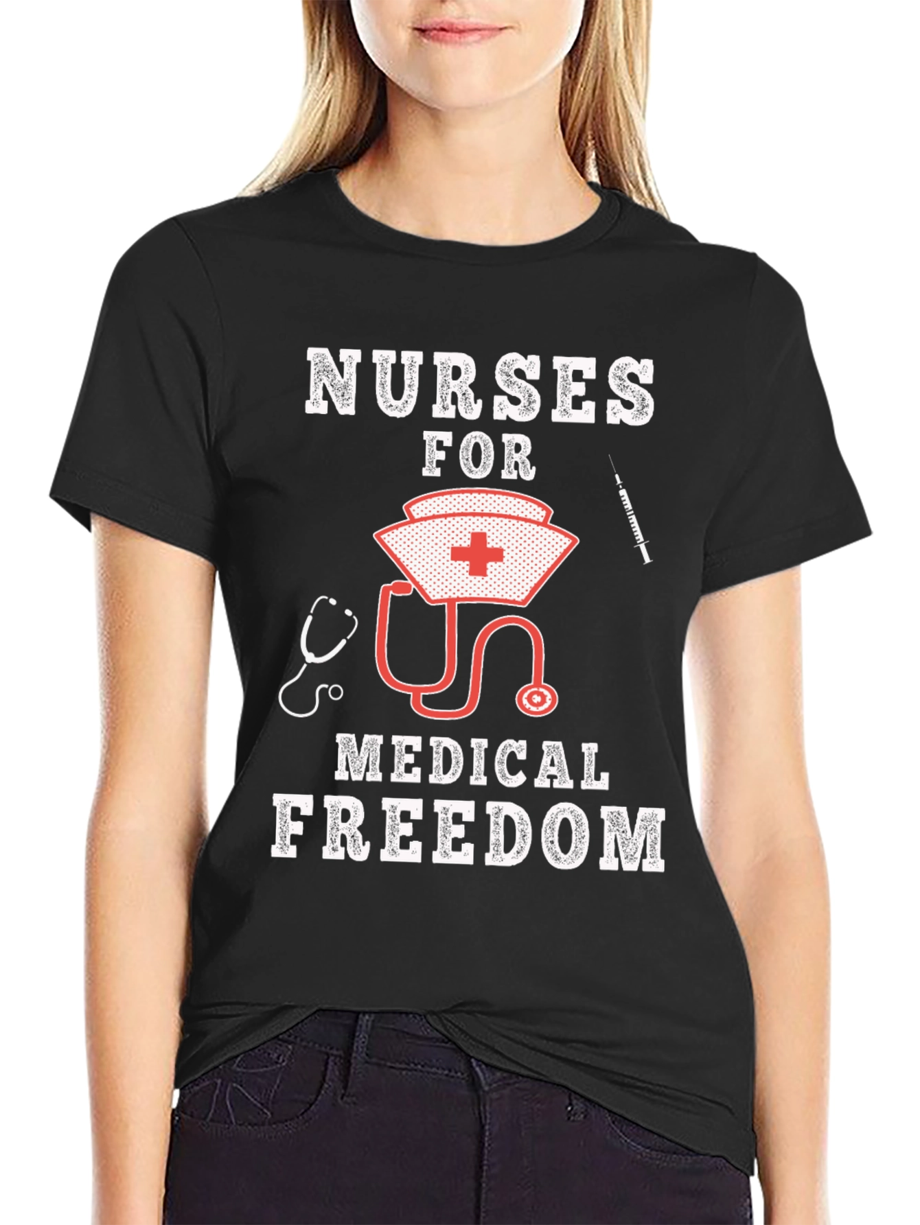 Nurses for Medical Freedom Graphic T-Shirt