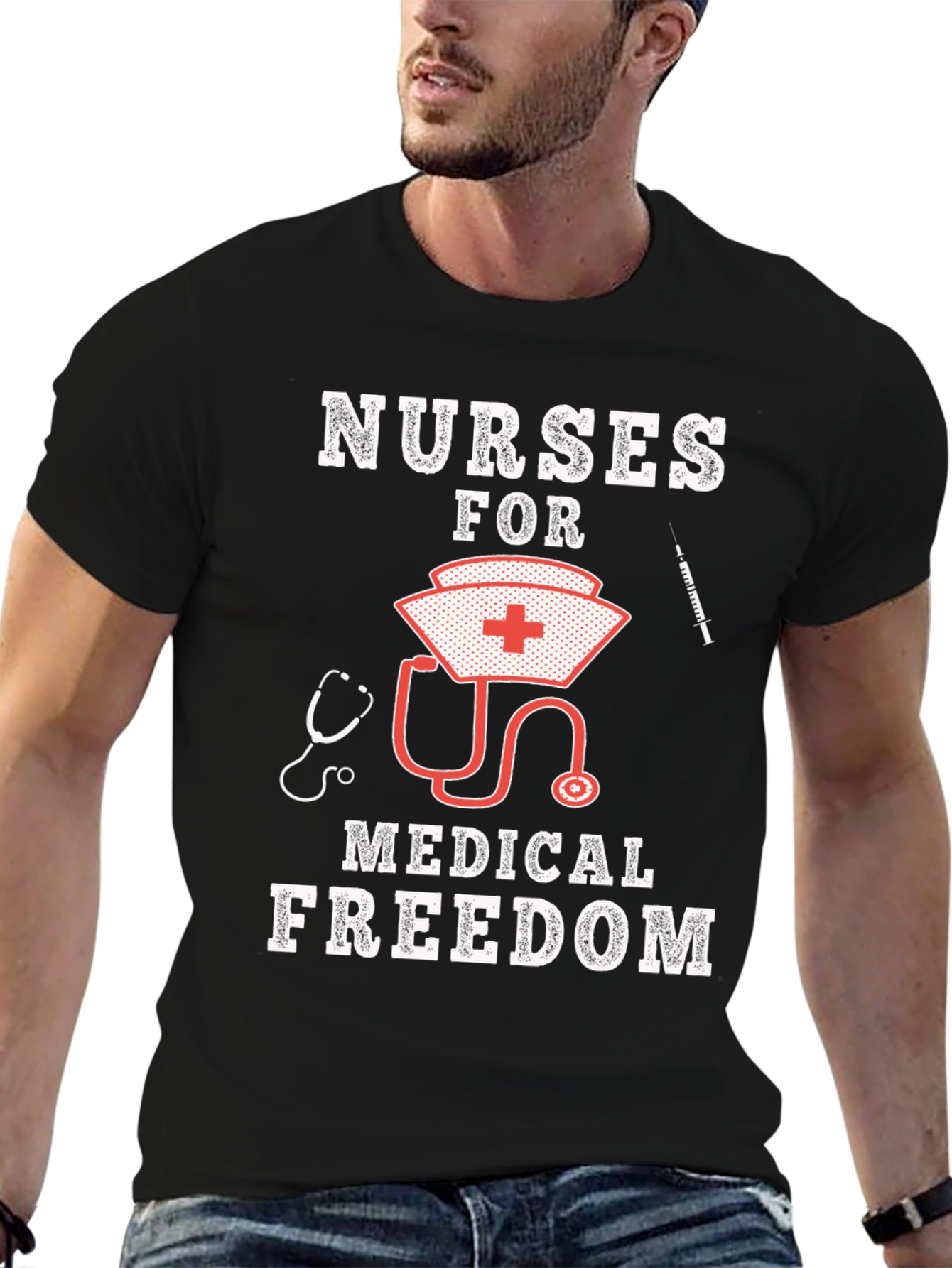 Nurses for Medical Freedom Graphic T-Shirt