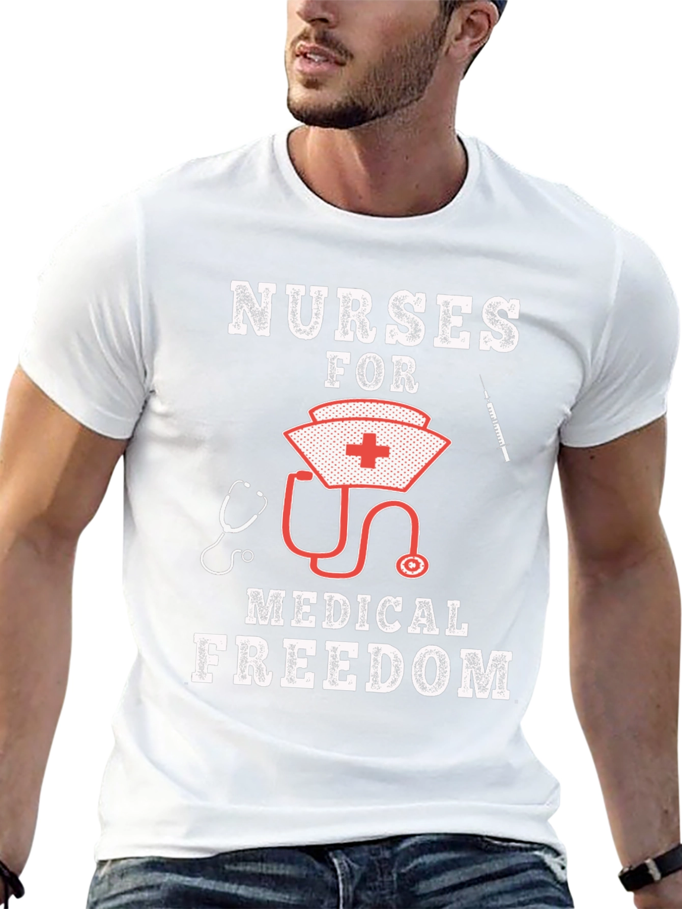 Nurses for Medical Freedom Graphic T-Shirt
