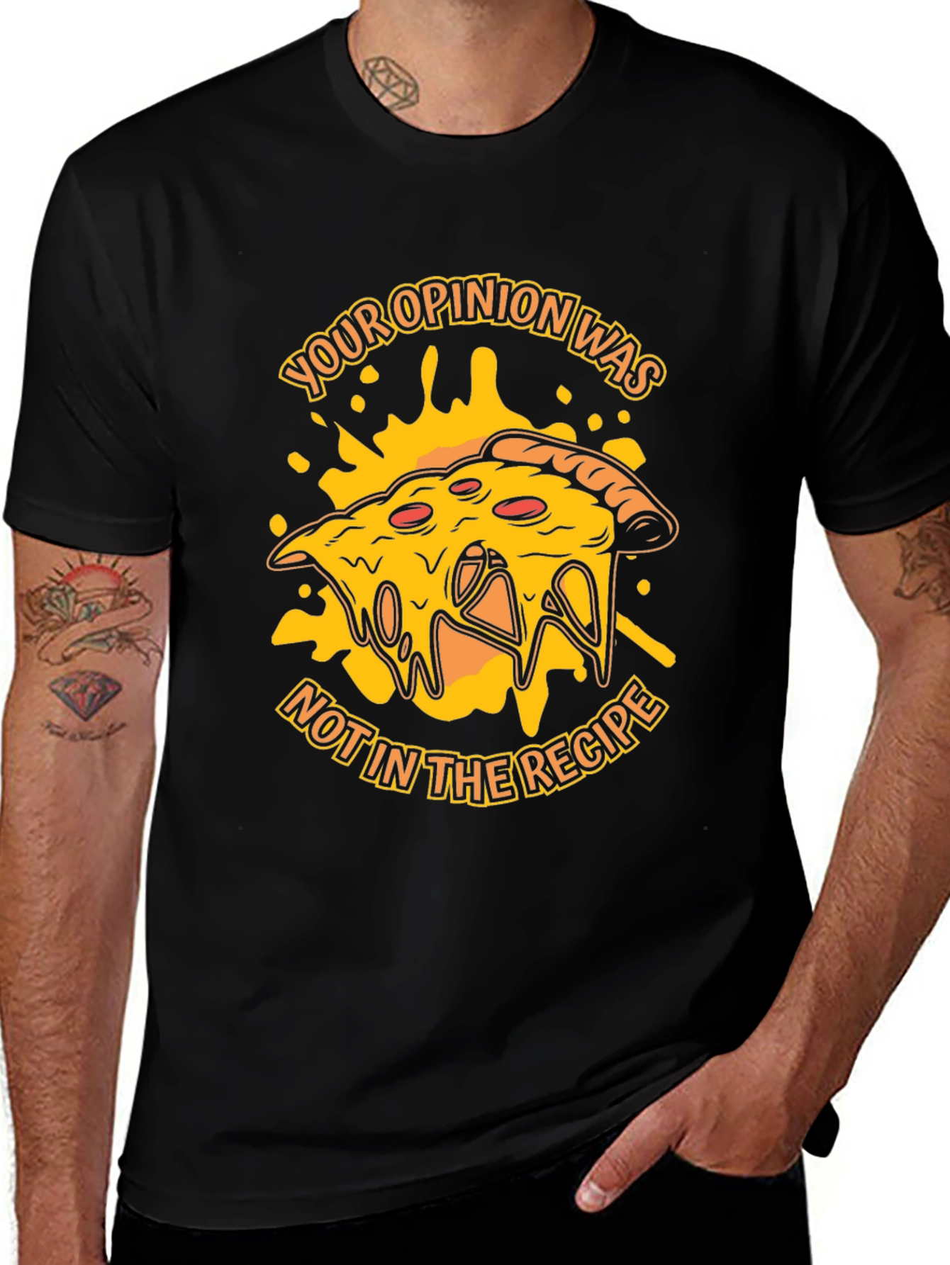 Pizza Recipe Opinion Graphic T-Shirt