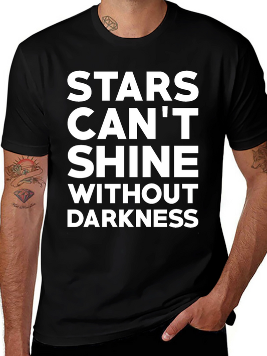 Inspirational Stars Graphic Tee - Unisex Black T-Shirt
