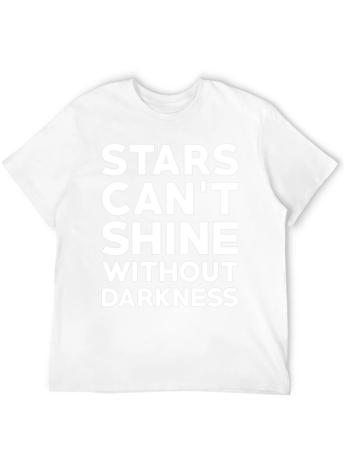 Inspirational Stars Graphic Tee - Unisex Black T-Shirt