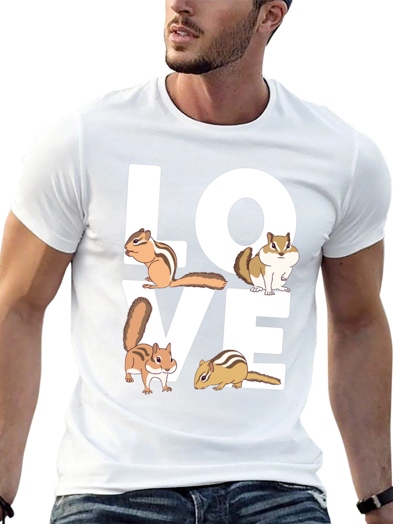 Cute Chipmunk Love T-Shirt