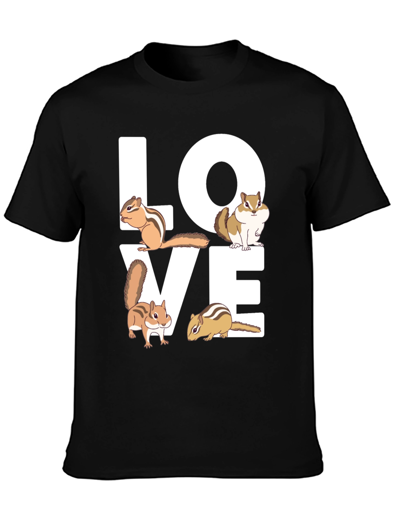 Cute Chipmunk Love T-Shirt