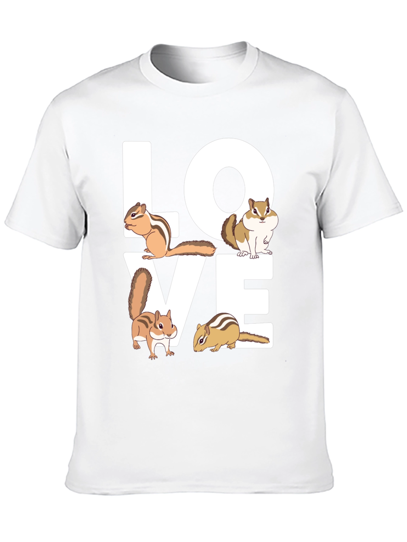 Cute Chipmunk Love T-Shirt