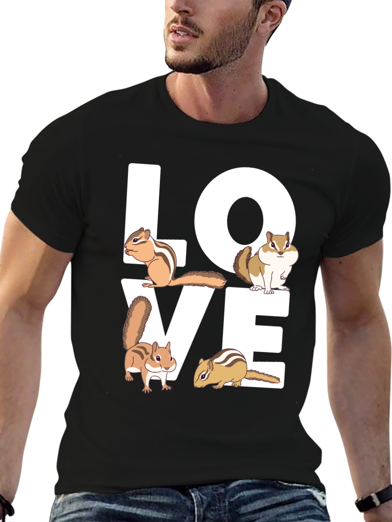 Cute Chipmunk Love T-Shirt