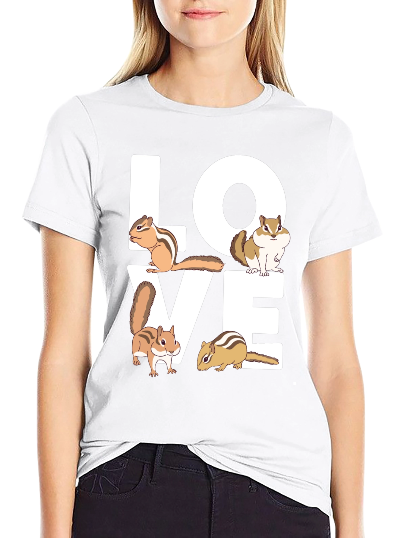 Cute Chipmunk Love T-Shirt