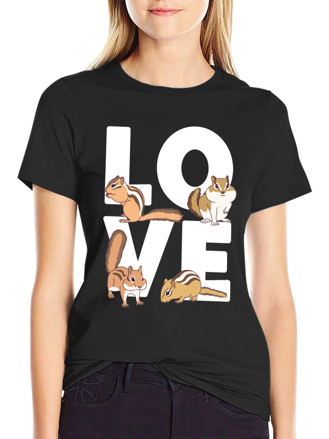 Cute Chipmunk Love T-Shirt