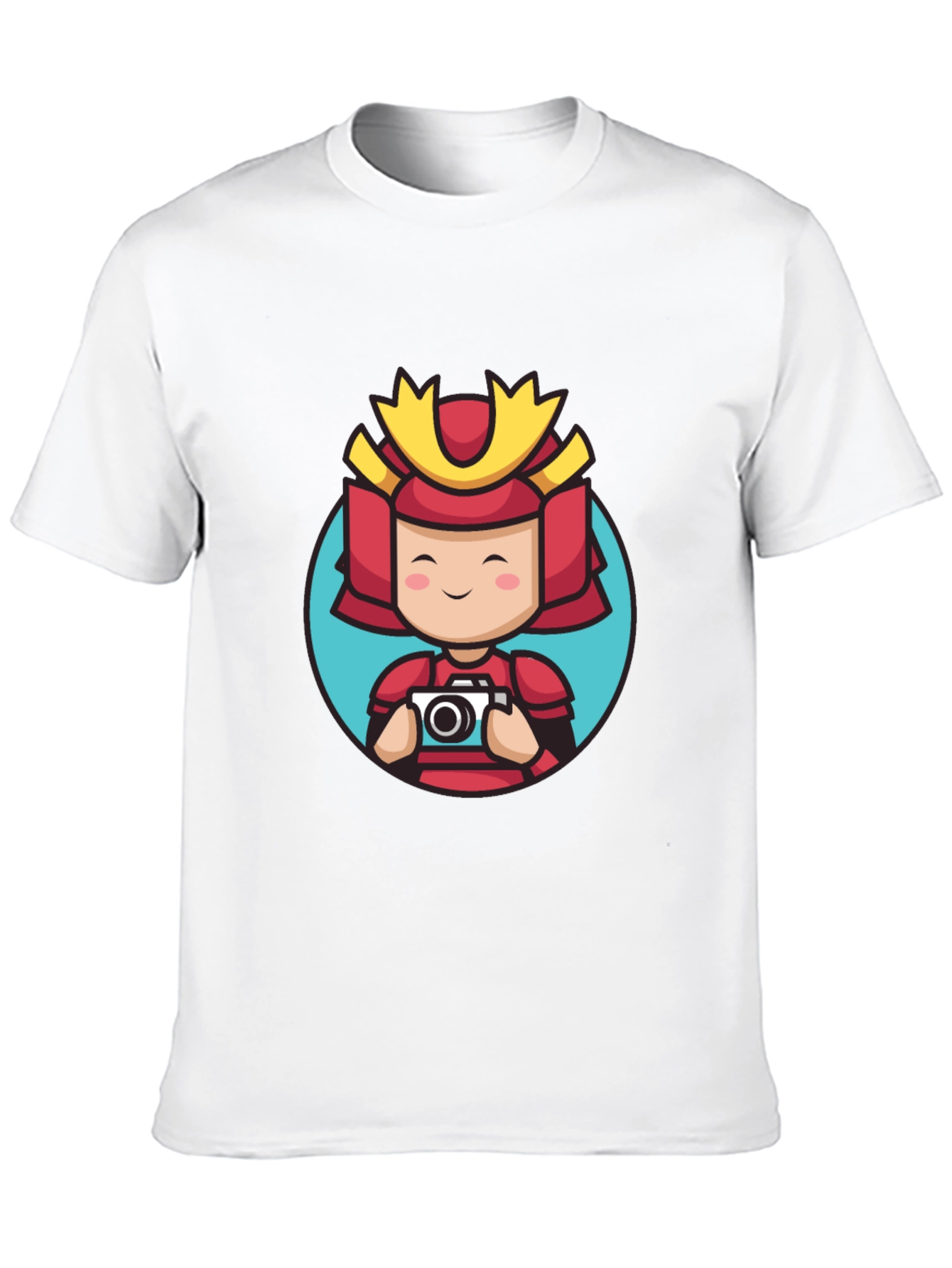 Samurai Photographer T-Shirt - Cool Graphic Tee