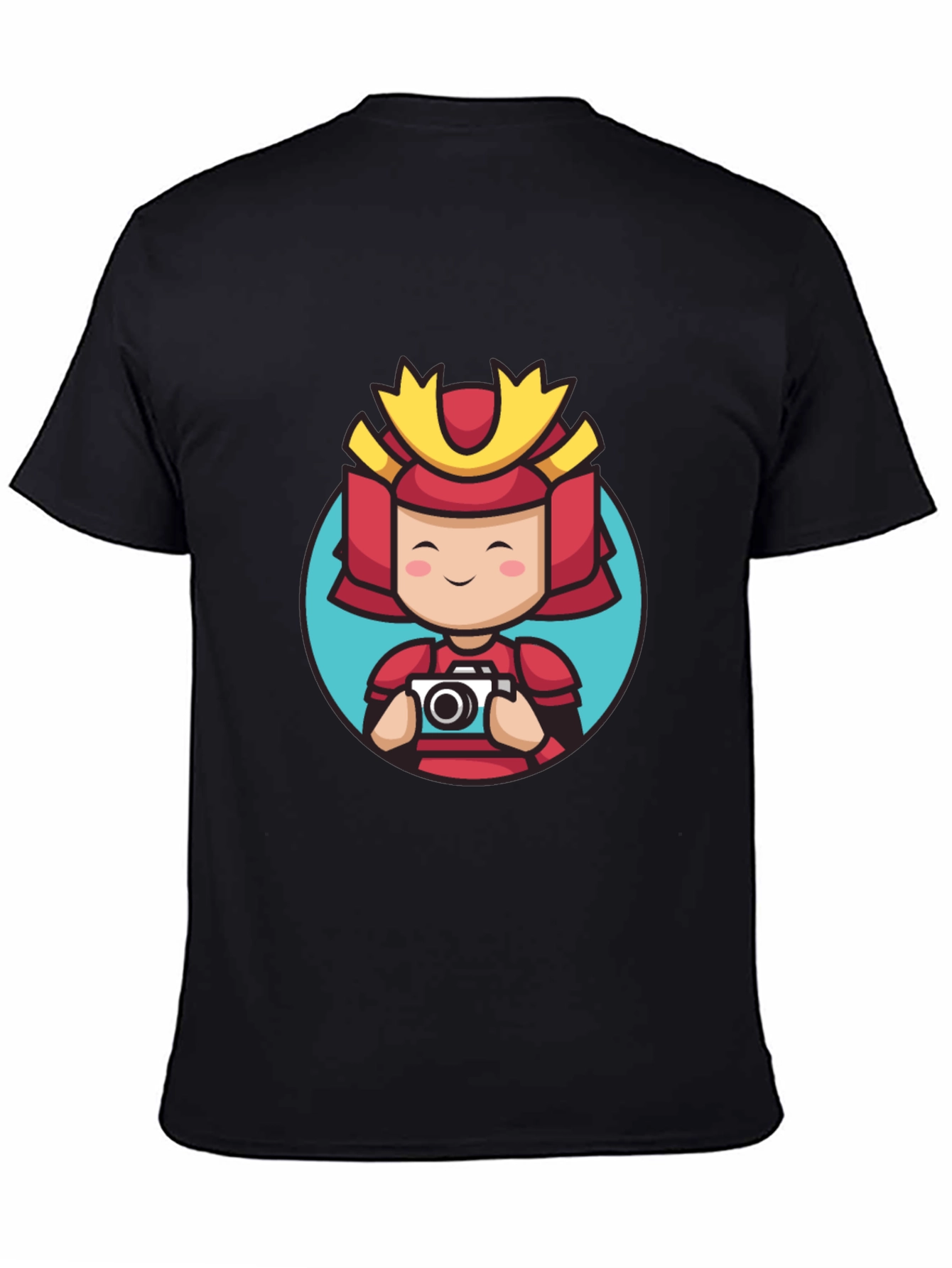Samurai Photographer T-Shirt - Cool Graphic Tee
