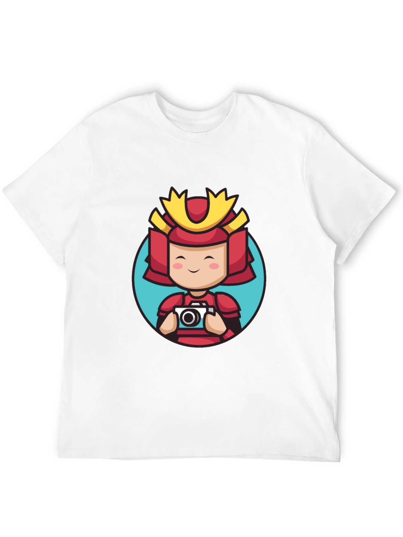 Samurai Photographer T-Shirt - Cool Graphic Tee