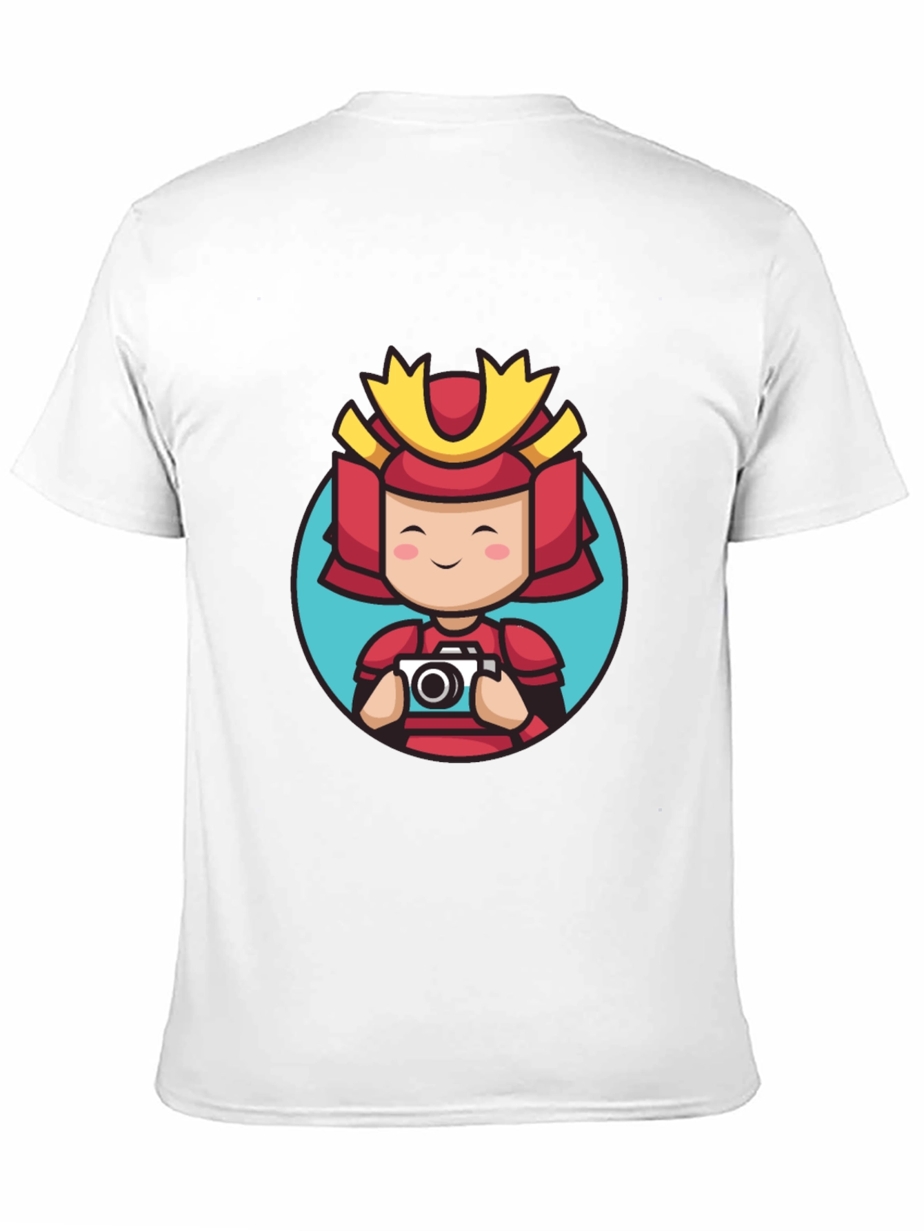 Samurai Photographer T-Shirt - Cool Graphic Tee