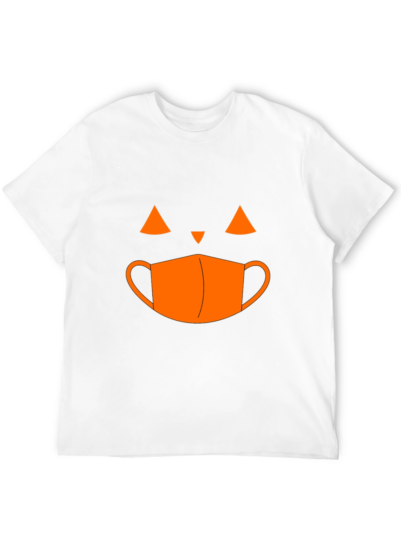 Halloween Pumpkin Face Mask T-Shirt