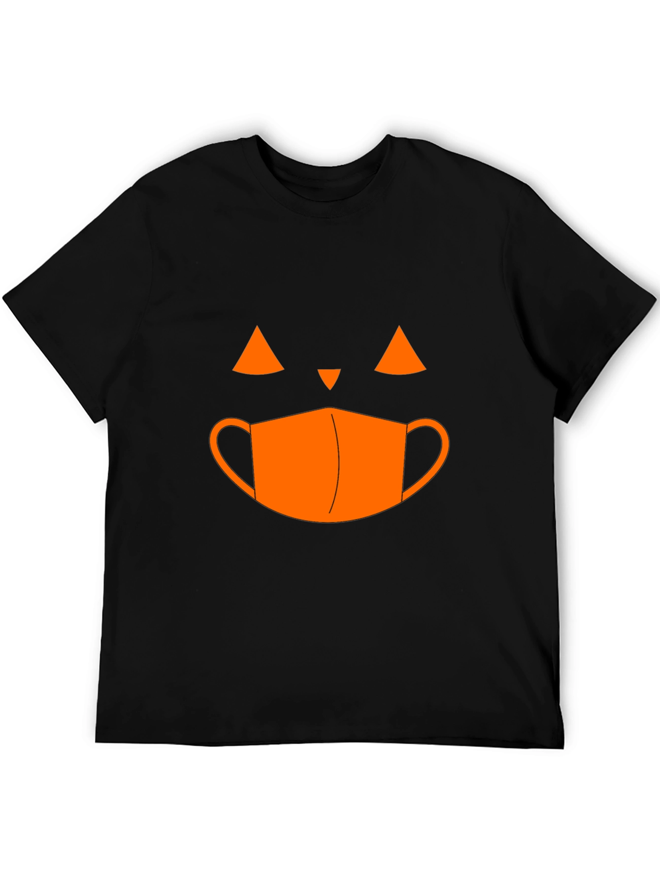 Halloween Pumpkin Face Mask T-Shirt