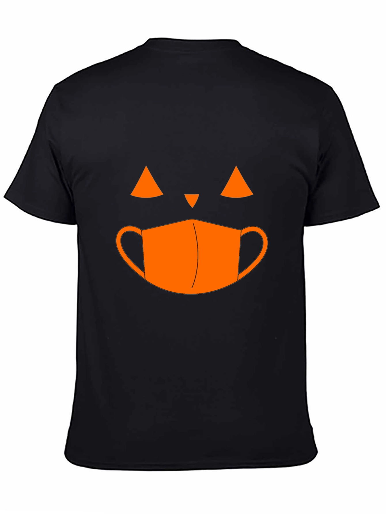 Halloween Pumpkin Face Mask T-Shirt