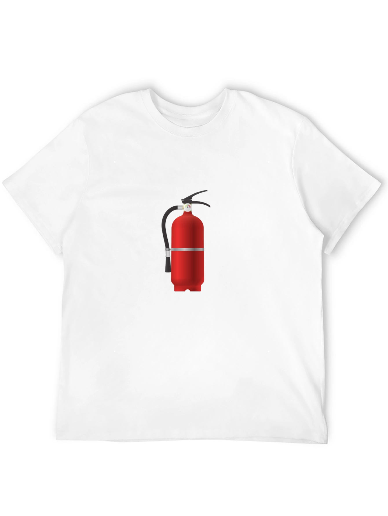 Fire Extinguisher Graphic Tee - Novelty Design