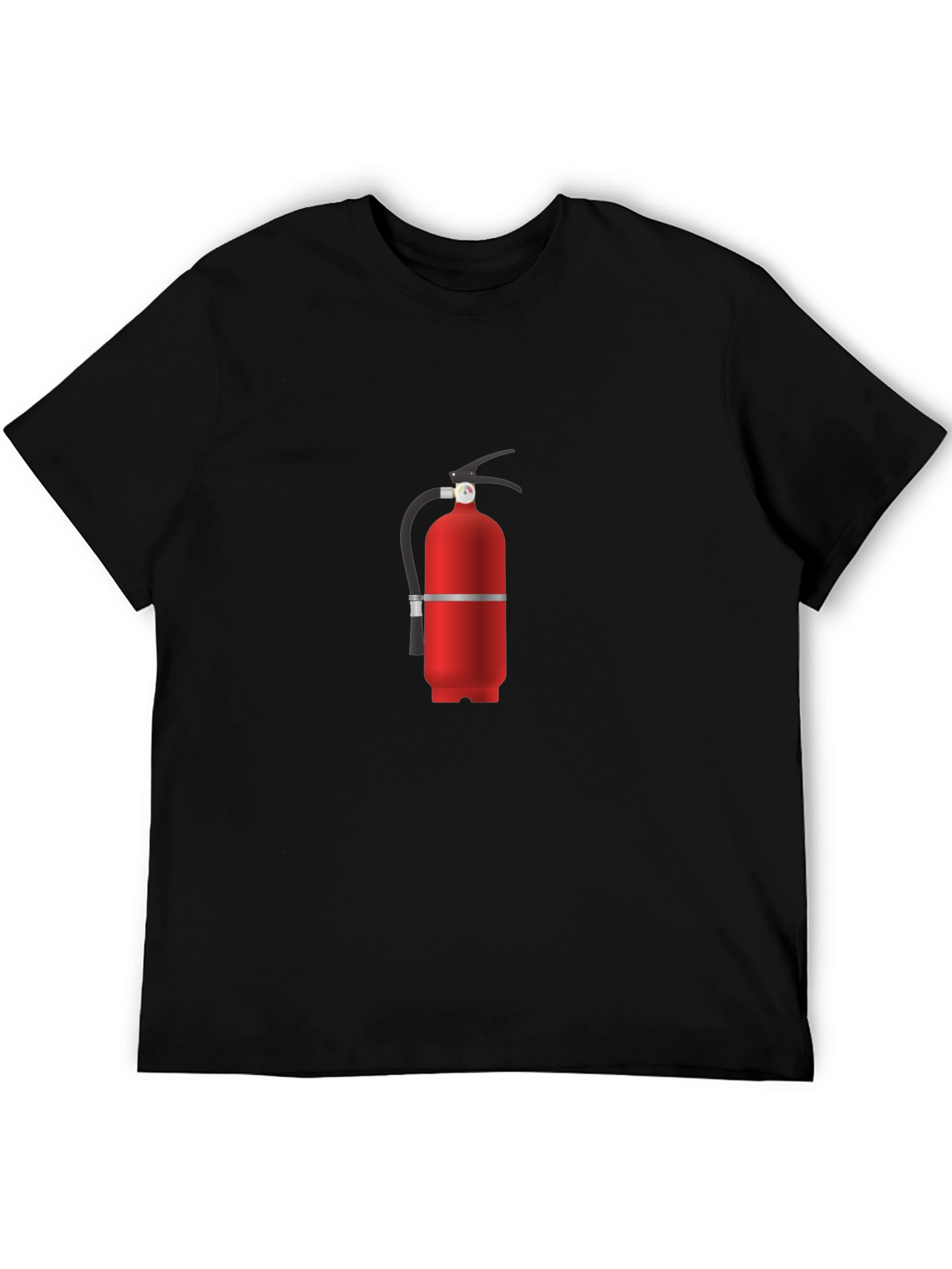 Fire Extinguisher Graphic Tee - Novelty Design
