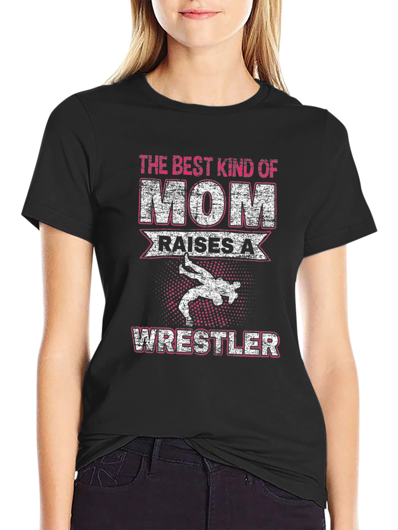 Mom Raises a Wrestler T-Shirt