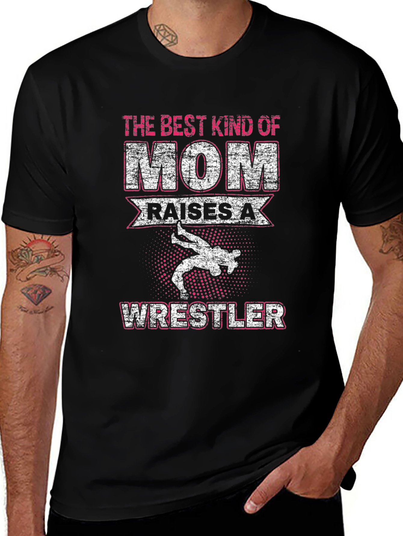 Mom Raises a Wrestler T-Shirt