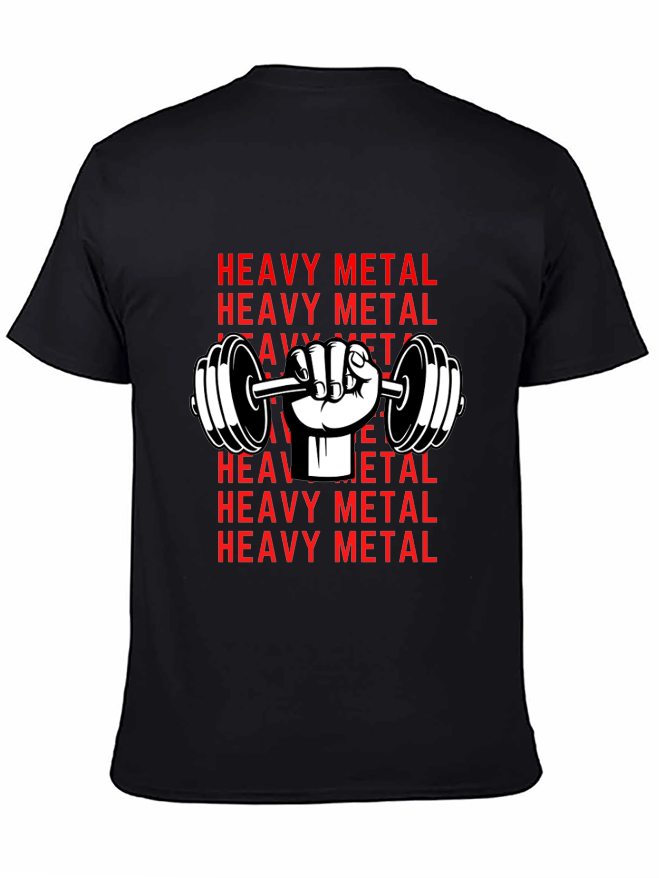 Heavy Metal Graphic Tee - Black T-Shirt