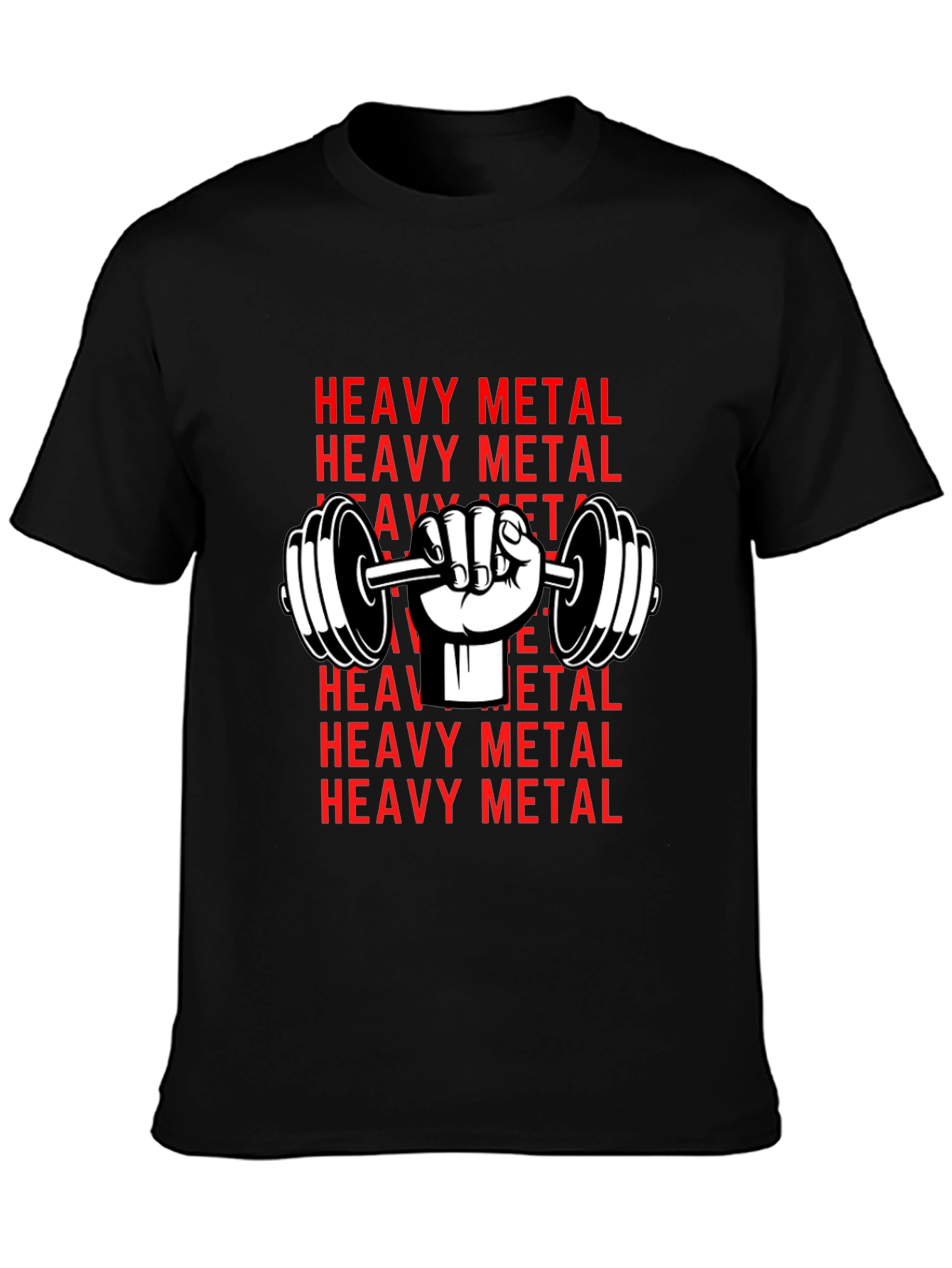Heavy Metal Graphic Tee - Black T-Shirt