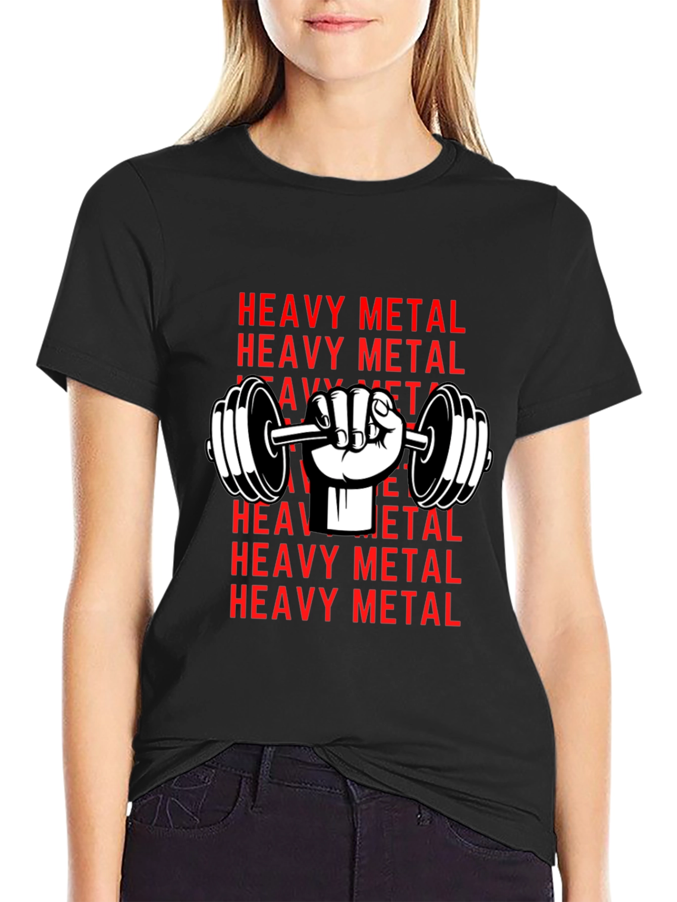 Heavy Metal Graphic Tee - Black T-Shirt