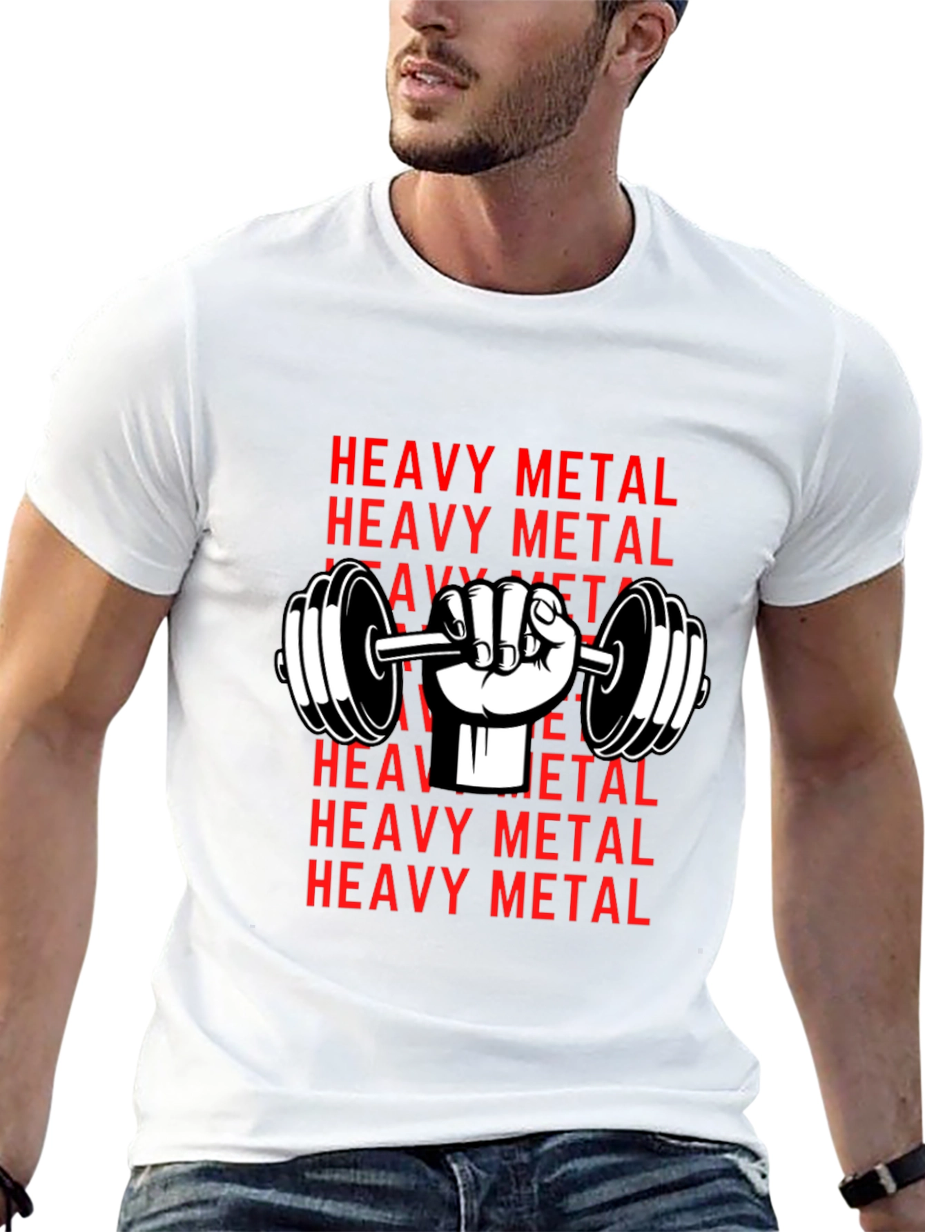 Heavy Metal Graphic Tee - Black T-Shirt