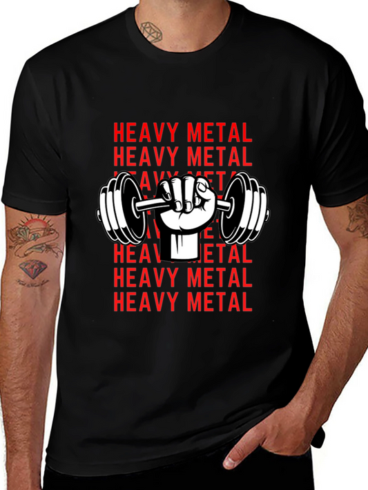 Heavy Metal Graphic Tee - Black T-Shirt