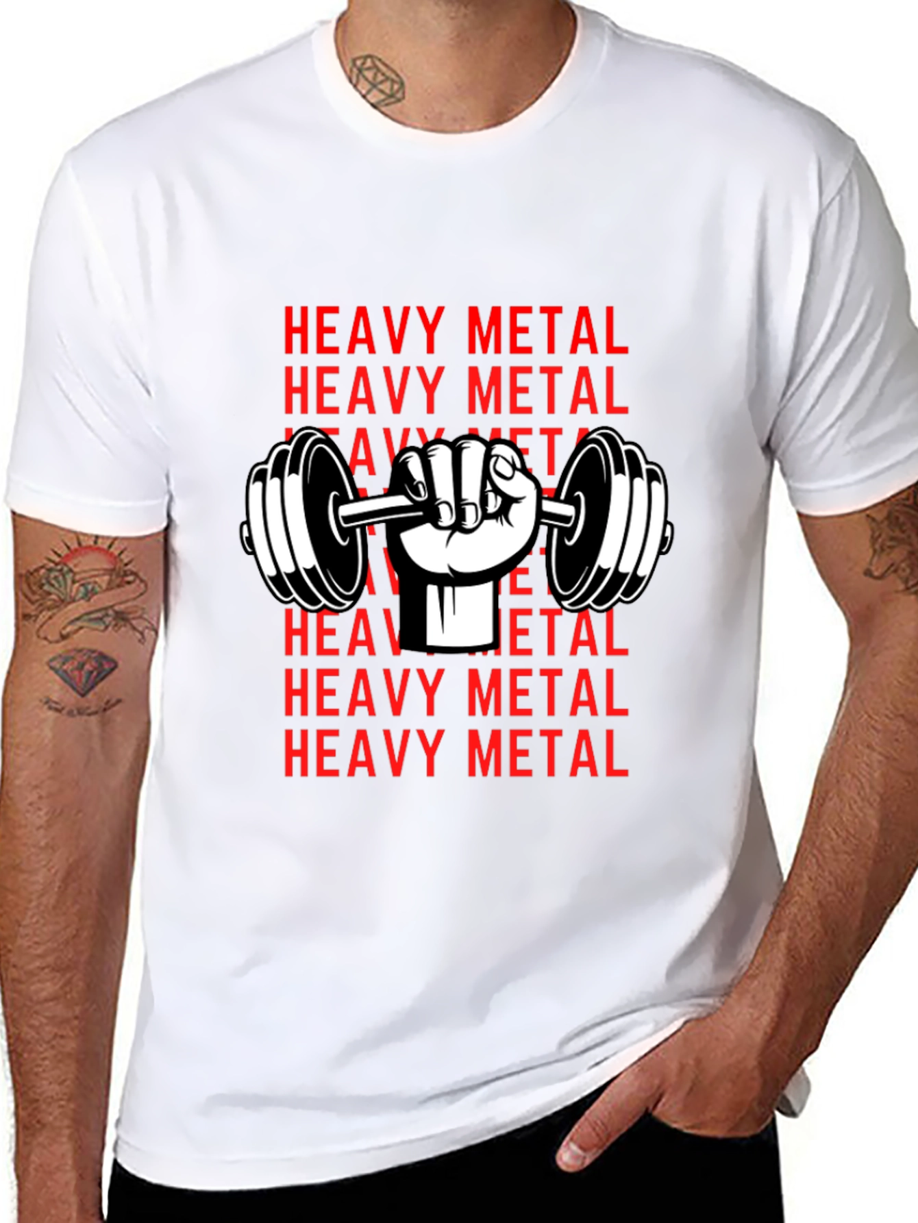 Heavy Metal Graphic Tee - Black T-Shirt