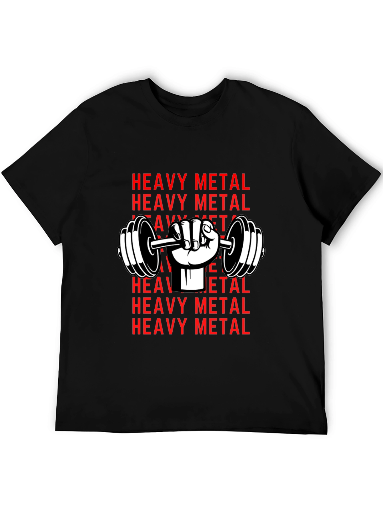 Heavy Metal Graphic Tee - Black T-Shirt