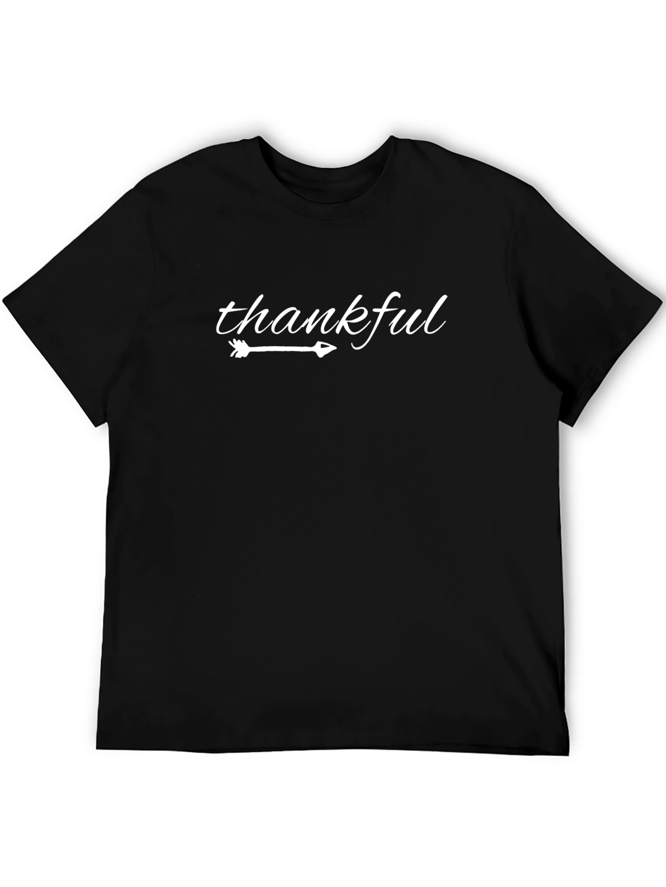 Thankful Arrow Graphic Tee - Unisex Black T-Shirt