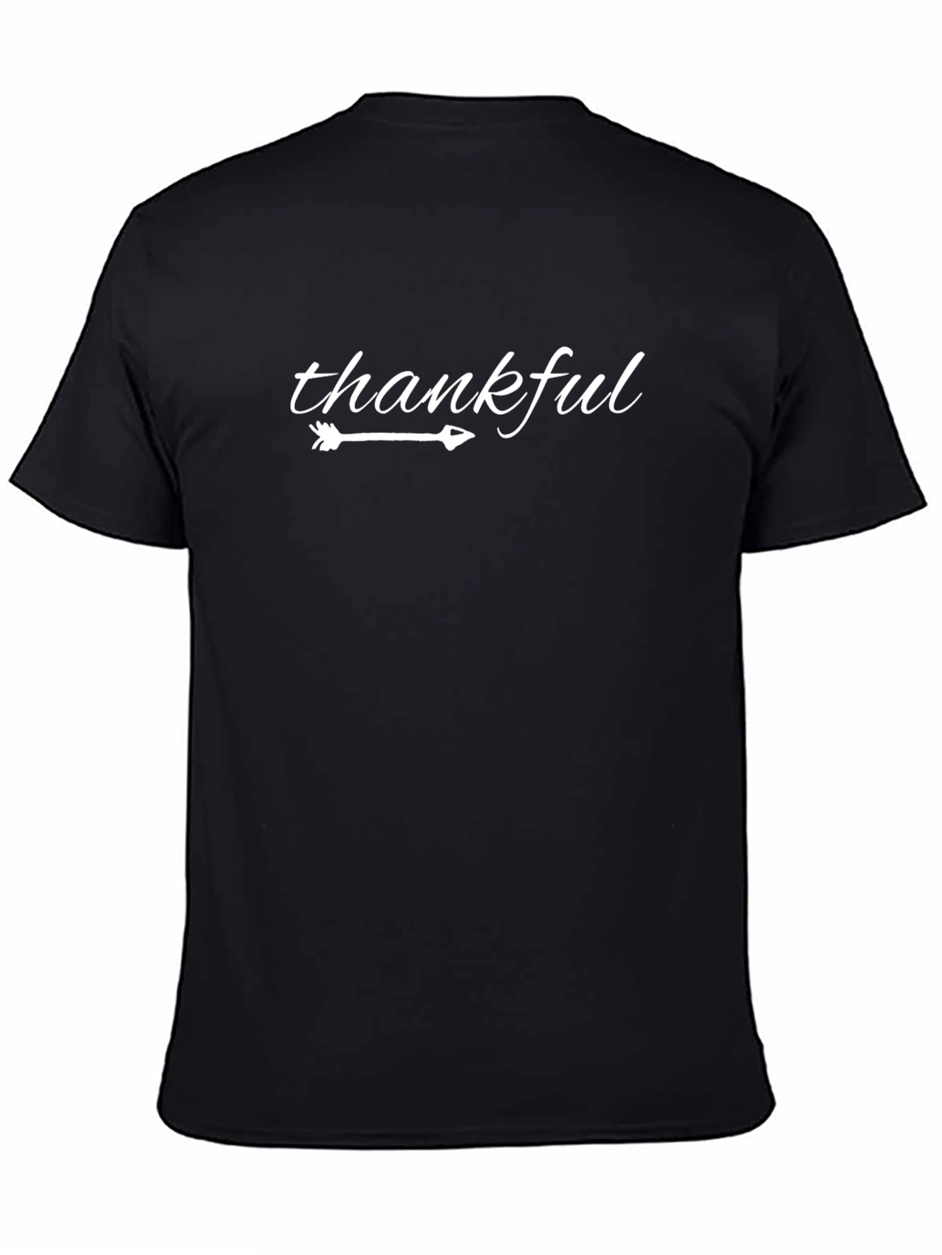 Thankful Arrow Graphic Tee - Unisex Black T-Shirt