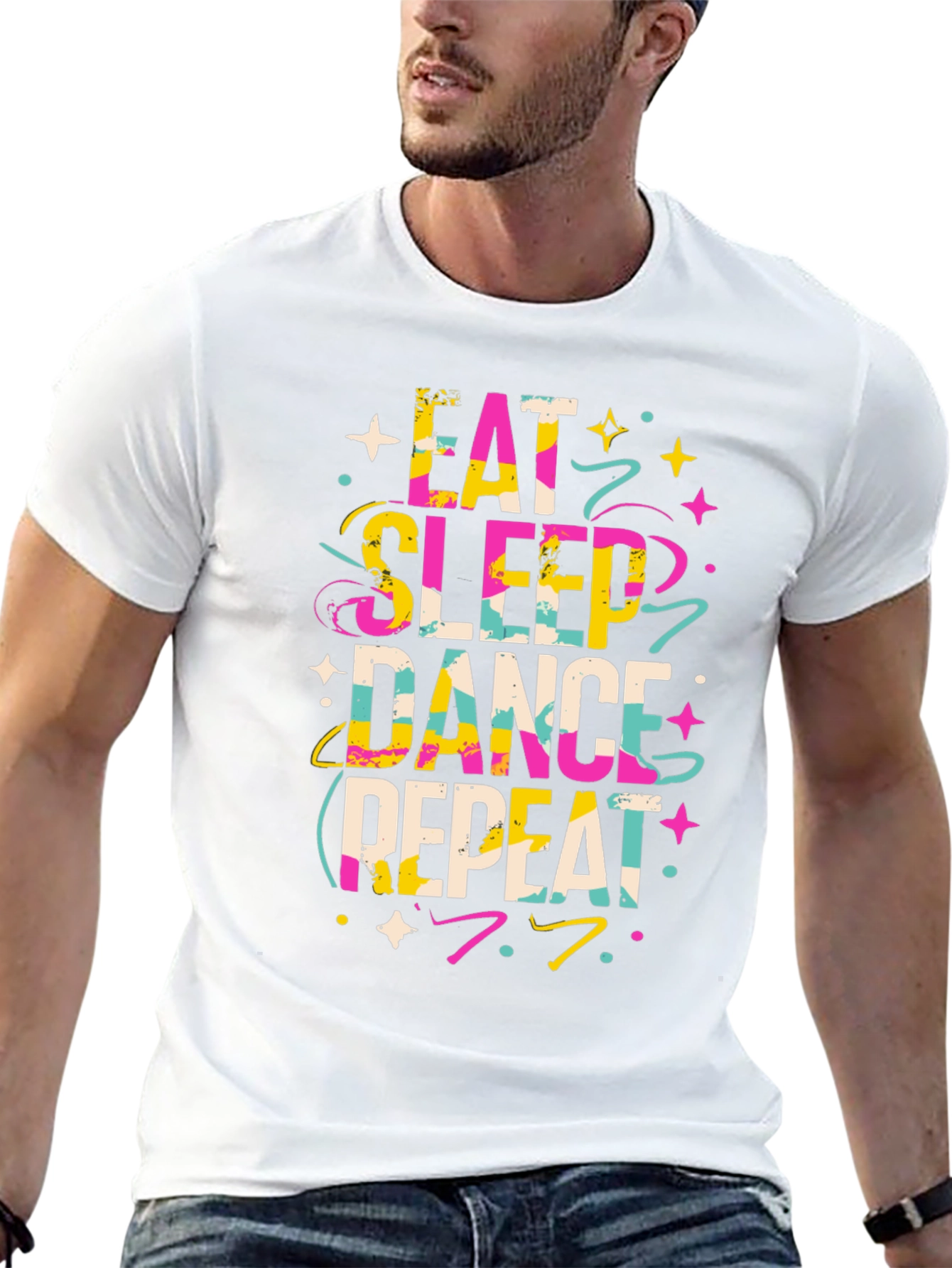Eat Sleep Dance Repeat Graphic T-Shirt