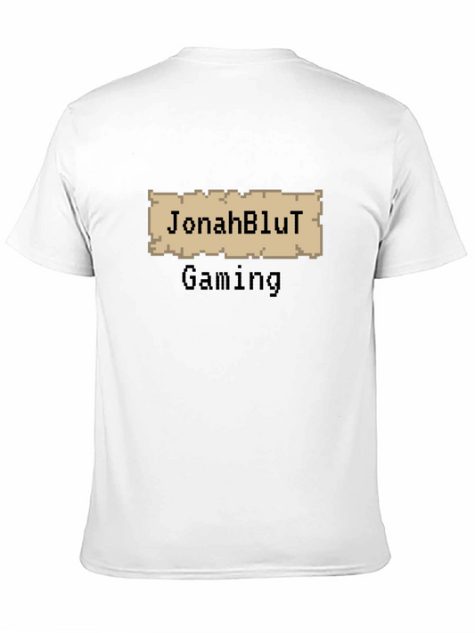 JonahBluT Gaming Pixel Art Black T-Shirt