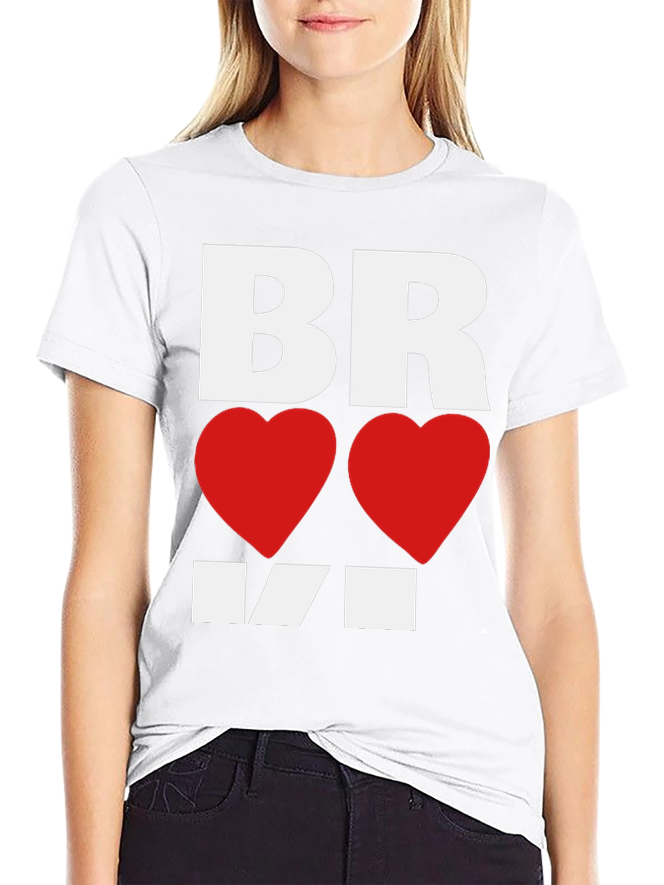 Black BR <3 VI Graphic Tee